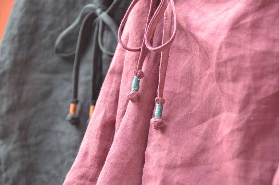 燕燕~棉麻商品~日系森林系~ 春秋款中國民族風開衫苧麻漢服短上衣原創文藝盤扣女裝外套 