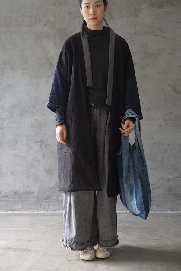 燕燕~復古撞色寬鬆加厚棉服外套 棉衣外套 ab1936901 