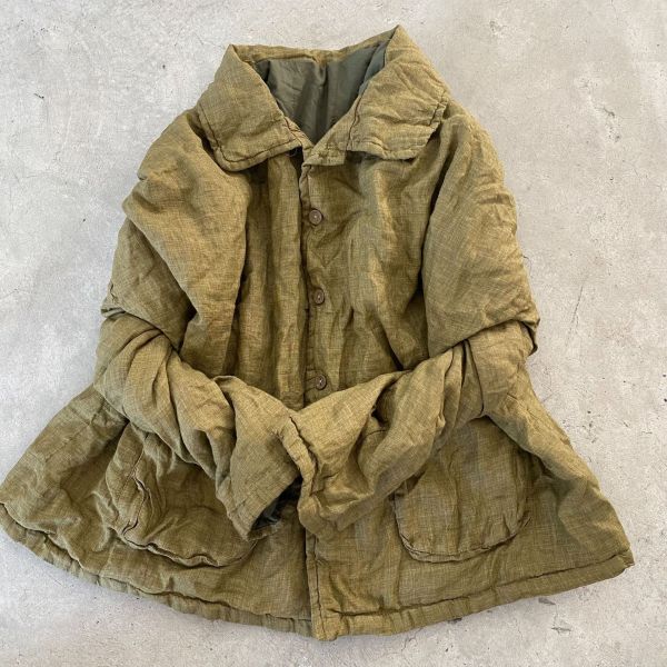 燕燕~秋冬款式 文藝色織亞麻夾棉薄棉休閒外套 