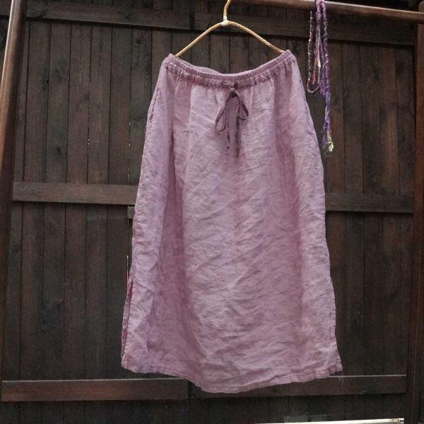 燕燕~高品質色織亞麻亞麻寬鬆休閒無袖背心 可加購長裙配一整套 