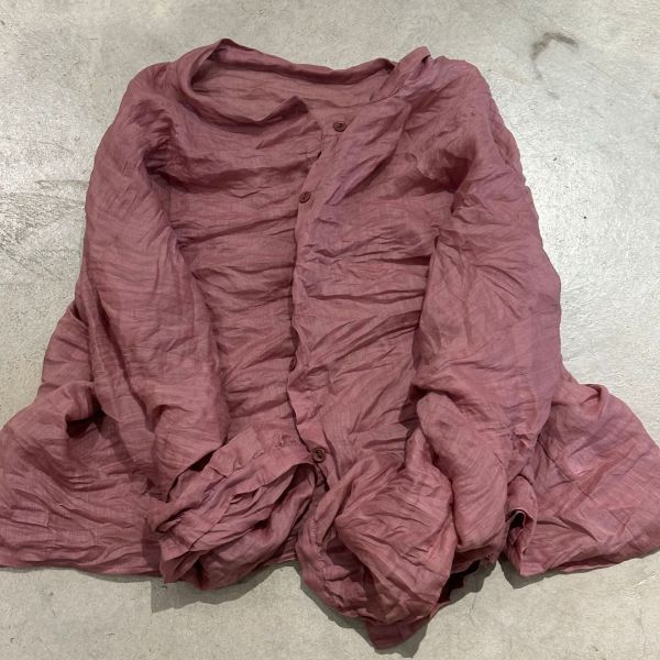 燕燕~春夏新款  全新百搭原宿風莧麻春夏文藝復古開襟衫襯衫 上衣 外套 