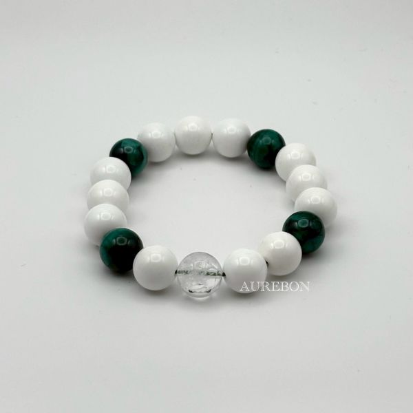 年度行運密碼526｜硨磲 × 孔雀石・回到內在中心・情緒安定・人生方向調整（含芮隱專屬密碼啟動水晶） 密碼526, 年度行運密碼, 硨磲手串, 孔雀石, 啟動水晶, 行運水晶, 能量補充, 情緒淨化, 內在中心, 心靈安定, 芮隱水晶