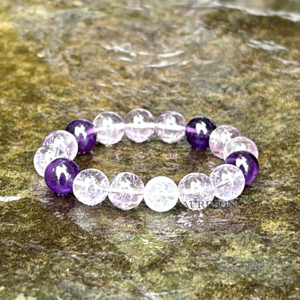 年度行運密碼147｜薰衣草紫晶 × 深紫水晶・靜心柔光・智慧平衡能量（含芮隱專屬密碼啟動水晶） 