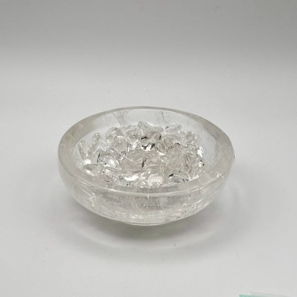 入門白水晶碗（含碎石）｜全能淨化・能量補充・空間清光碗 白晶碗, 白水晶碗, 白晶淨化碗, 白水晶碎石, 水晶碟, 水晶淨化, 空間淨化, 能量補充, 水晶托盤, 白水晶擺件