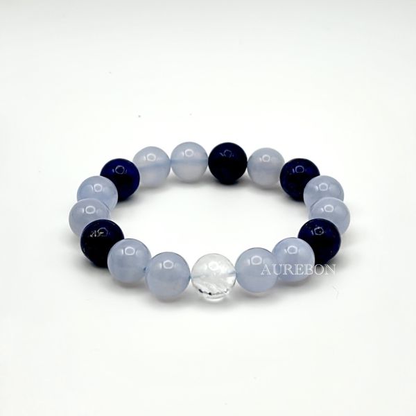 年度行運密碼489｜藍玉髓 × 青金石・真誠溝通・心靈洞察能量（含芮隱專屬密碼啟動水晶） 藍玉髓, 青金石, Blue Chalcedony, Lapis Lazuli, 年度行運密碼, 芮隱水晶, 密碼啟動水晶, 溝通水晶, 表達能量, 喉輪啟動, 靈性洞察, 行運水晶, 青金石功效, 藍玉髓功效