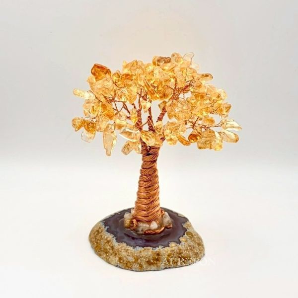 精品黃水晶樹｜加百列事業創造・行動執行・成果累積能量 黃水晶樹, 黃水晶, Citrine, 加百列, 工作事業, 行動力, 創造力, 財富能量, 事業成長, 能量擺件, 芮隱水晶