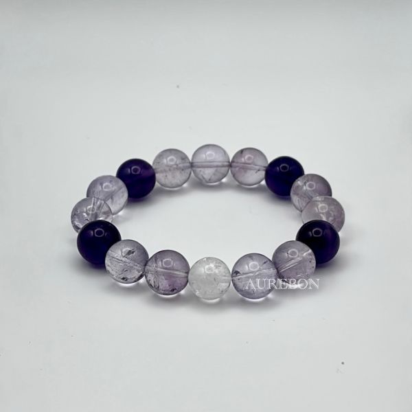 年度行運密碼147｜薰衣草紫晶 × 深紫水晶・靜心柔光・智慧平衡能量（含芮隱專屬密碼啟動水晶） 