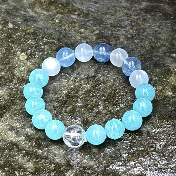 年度行運密碼357｜天河石 × 海藍寶 × 白月光・希望行動・自信展現能量（含芮隱專屬密碼啟動水晶） 海藍寶手鍊, 天河石, 白月光, 年度行運密碼, 芮隱水晶, 密碼啟動水晶, 情緒平衡, 溝通能量, 行運水晶, 心靈流動, 水元素水晶, 海藍寶功效, 天河石功效, 白月光功效