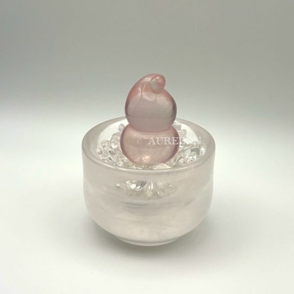 星光粉晶葫蘆(不含座)｜麥達昶敏感孩童守護・柔光安定・安心睡眠能量 星光粉晶, 粉晶葫蘆, 麥達昶, 敏感孩童, 空間守護, 睡眠安定, 能量保護, 情緒安撫, 芮隱水晶, 空間柔化, 家庭能量, 小孩睡眠