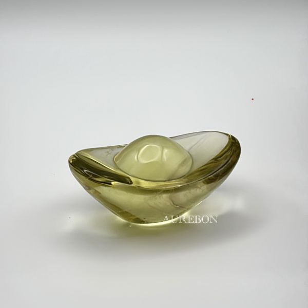 黃水晶元寶擺件｜加百列清晰訊息・事業與財富顯化・太陽神經叢 黃水晶元寶, 153g, 元寶擺件, 財富顯化, 事業運, 業績提升, 執行力, 加百列, 太陽神經叢, citrine ingot, 開運擺件