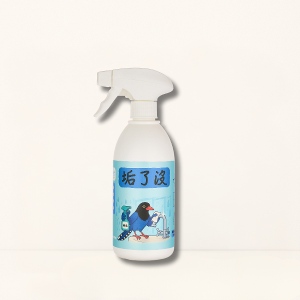 台灣藍鵲－垢了沒 強效除垢泡沫清潔劑  500ML 除垢清潔劑、水垢清潔劑、浴室除垢、廚房除垢、天然檸檬酸清潔劑、泡沫清潔劑、無毒除垢劑、環保清潔劑、台灣品牌、強效除垢