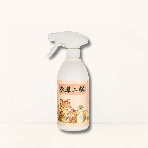 台灣石虎－衣兼二顧 呵護寶貝衣物泡沫手洗精  500ML 寶寶洗衣精、無香精洗衣精、無環境賀爾蒙洗衣精、嬰幼兒衣物清潔、泡沫洗衣精、天然洗衣精、敏感肌洗衣精、溫和洗衣劑、台灣品牌洗衣精