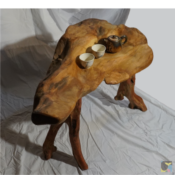 藝術造型原木茶盤桌 