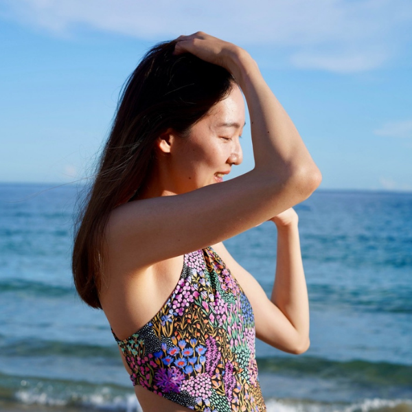 野心花海 | 削肩款比基尼式上衣 