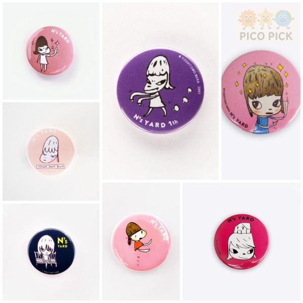 日本空運｜奈良美智 官方正版徽章別針（小款 ／大款 ） 