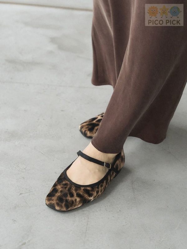 日本直送｜Le Talon 方頭瑪麗珍平底鞋（多色可選） 