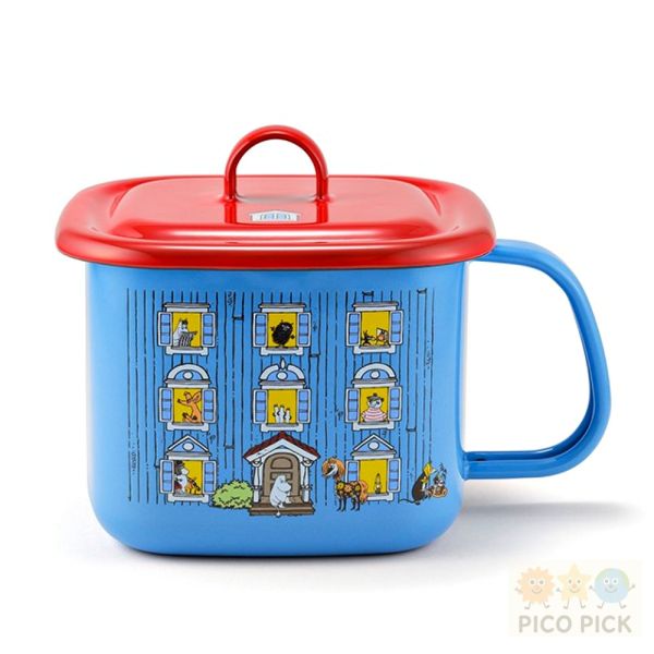 日本直送｜Moomin x 富士琺瑯｜嚕嚕米藍屋 琺瑯系列｜茶壺・手沖壺・保鮮盒・調理鍋・收納罐｜北歐風廚具・送禮首選 