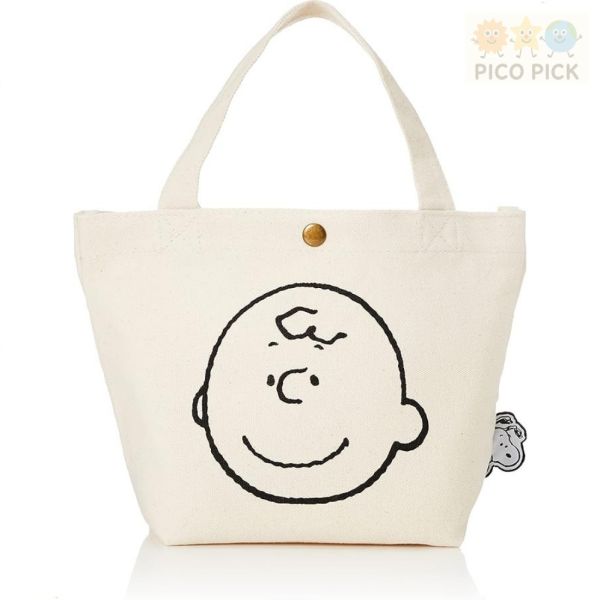 日本直送｜正版SNOOPY 史努比帆布迷你托特包／午餐包／手提包 