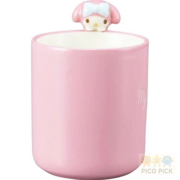 日本三麗鷗 角色立體公仔馬克杯｜Hello Kitty／美樂蒂／酷洛米／大耳狗／布丁狗／帕恰狗 