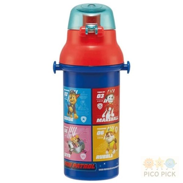 日本 直送 日本製卡通角色直飲水壺 480ml（附背帶）/汪汪隊/小美人魚/迪士尼公主/玩具總動員 