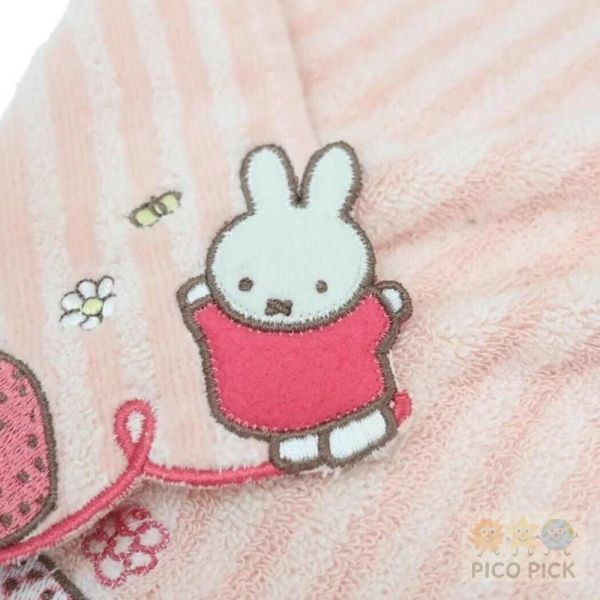 日本直送｜Miffy草莓造型方巾（3入組） 