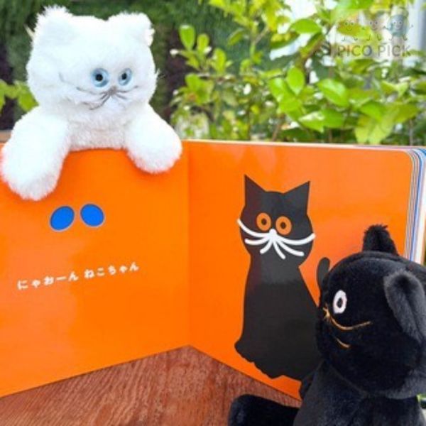 日本 空運來台日本插畫家umao動物造型絨毛玩偶（黑貓/白貓/狗/熊） 