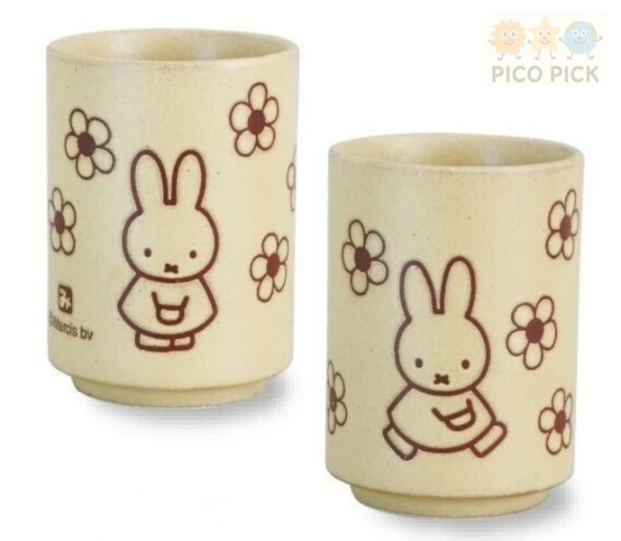 日本製正版Miffy 米飛兔 日式陶瓷茶杯/抹茶杯（共4款） 
