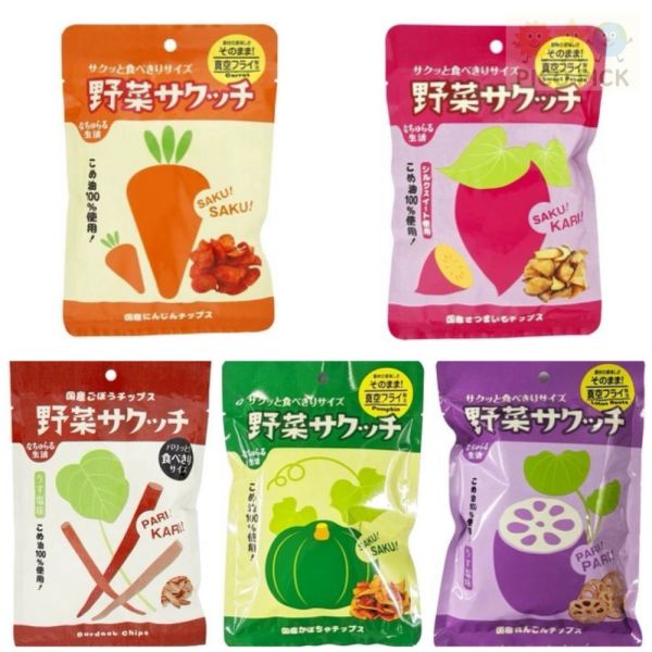 日本製 健康零食｜真空低溫蔬菜脆片 酥脆好吃、挑食小孩也愛！ 