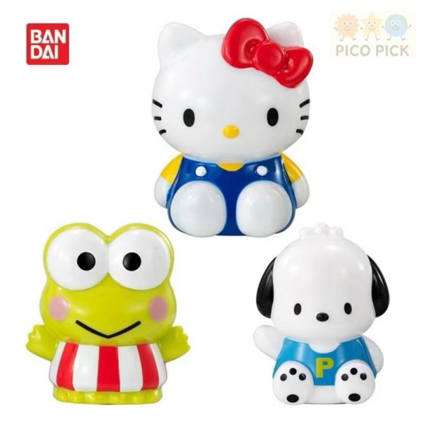 現貨 日本直送｜SANRIO 迷你角色造型存錢筒（全3款）｜Hello Kitty／大眼蛙／帕恰狗 