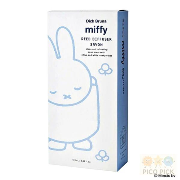 日本直送｜【miffy × boris】香氛擴香瓶 120ml｜米飛兔 肥皂香／小熊 牛奶咖啡香 居家香氛 擴香瓶 芳香劑 室內香氛 