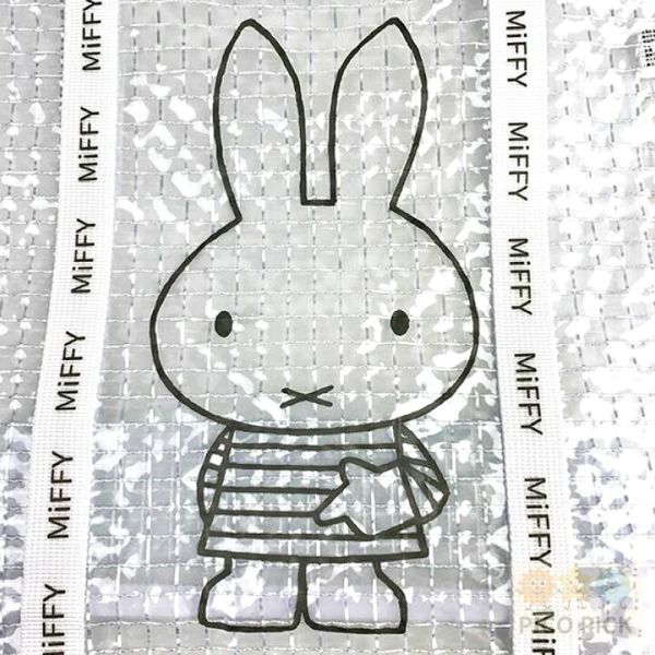 日本 Miffy 米飛兔 透明編織風包袋系列｜托特包／手拿包／收納袋 