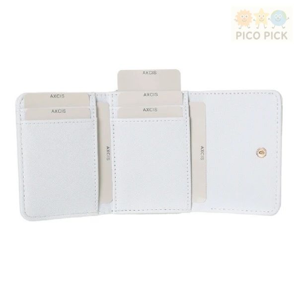 【日本直送 正版】Sanrio 格紋角色造型迷你三折短夾｜可愛皮夾｜卡片零錢收納 