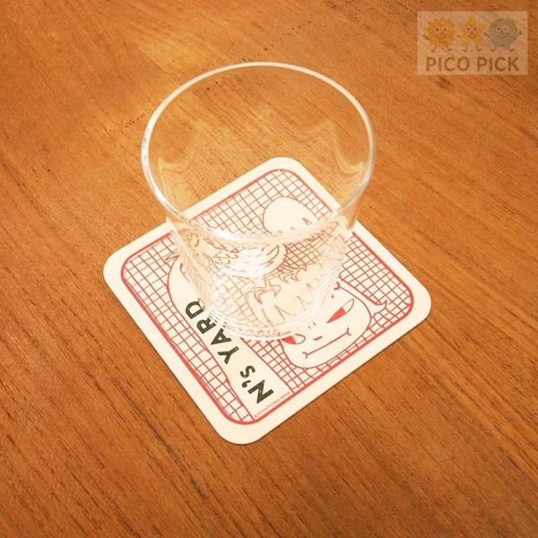 日本直送｜奈良美智官方正版杯墊組（一組5入／共3款圖案可選 