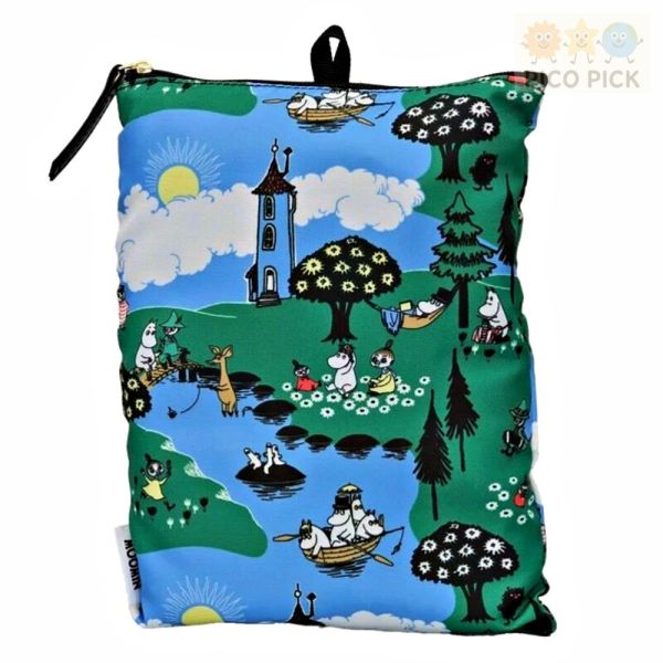 日本直送 MOOMIN 嚕嚕米 折疊收納背包｜旅行登機包 15L｜慕敏家族 