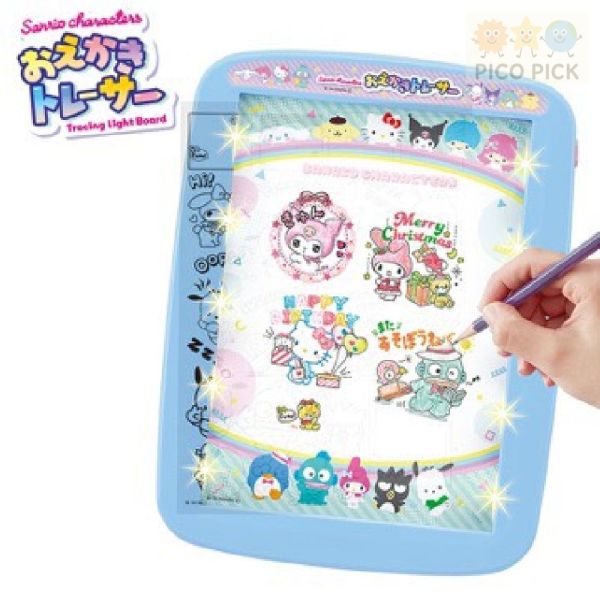 日本正版｜AGATSUMA Sanrio 燈光描圖板｜兒童繪畫板｜塗鴉禮物 