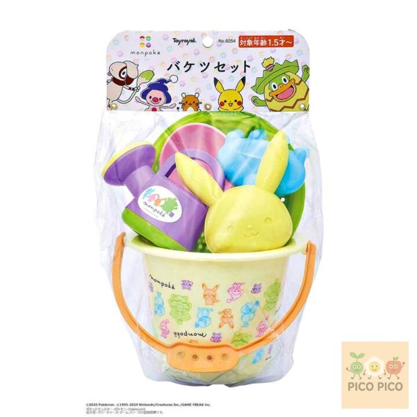 歡慶新賣場 網路最低價 日本直送｜monpoké 寶可夢 沙灘玩具組｜寶可夢造型玩沙桶組 