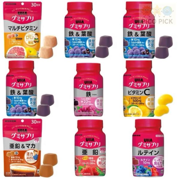 日本 UHA味覺糖 軟糖系列（30日份） 