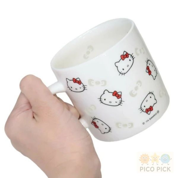日本直送｜Hello Kitty經典款紅蝴蝶結馬克杯 