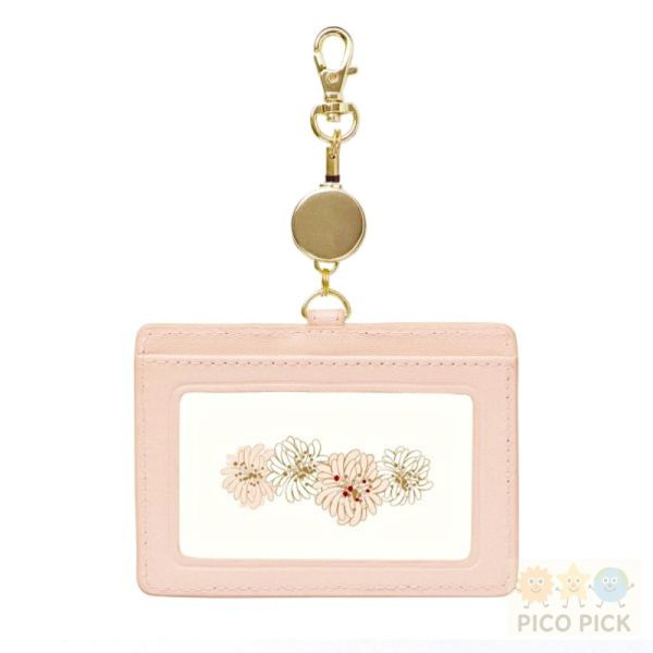 現貨+預購｜日本正版PAUL & JOE 菊花系列｜伸縮卡套｜證件套 ID卡套（粉／白） 