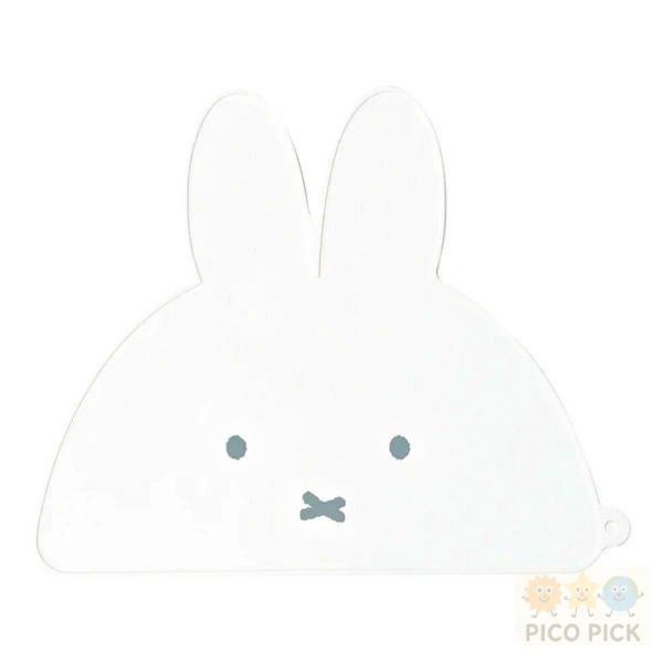 日本 Miffy 兔臉造型矽膠餐墊｜白色／摩卡色｜防滑止水桌墊 餐桌墊 兒童餐墊 