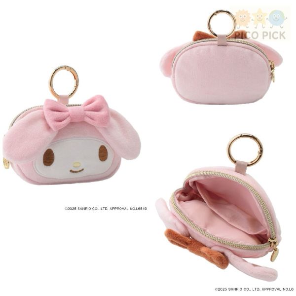 日本 Paul & Joe × My Melody / NOUNETTE 貓咪造型 吊飾娃娃＆收納包 Paul & Joe 聯名、My Melody 吊飾、NOUNETTE 收納包、Sanrio 娃娃、日本正版授權、可愛掛飾