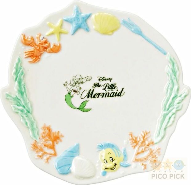 現貨當日出 日本迪士尼 小美人魚 Ariel 系列陶瓷餐具｜茶壺／馬克杯／甜點盤／水杯 