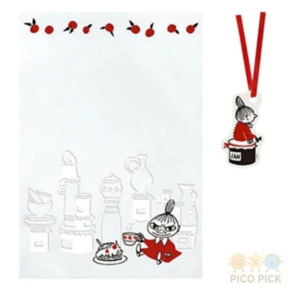 日本直送 【Moomin】氣球圖樣包裝袋 S號 M號（8入／附綁帶） 