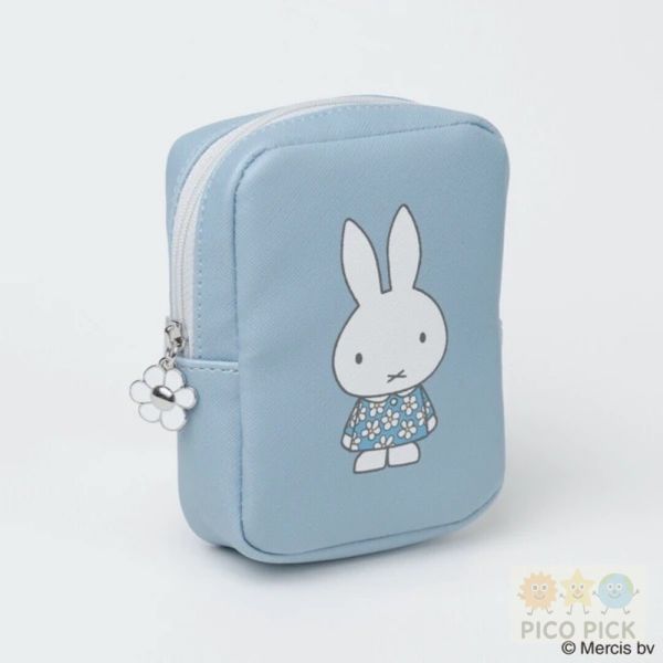 日本直送｜Miffy Blue Flower 小物包／收納包／卡套 3款可選 