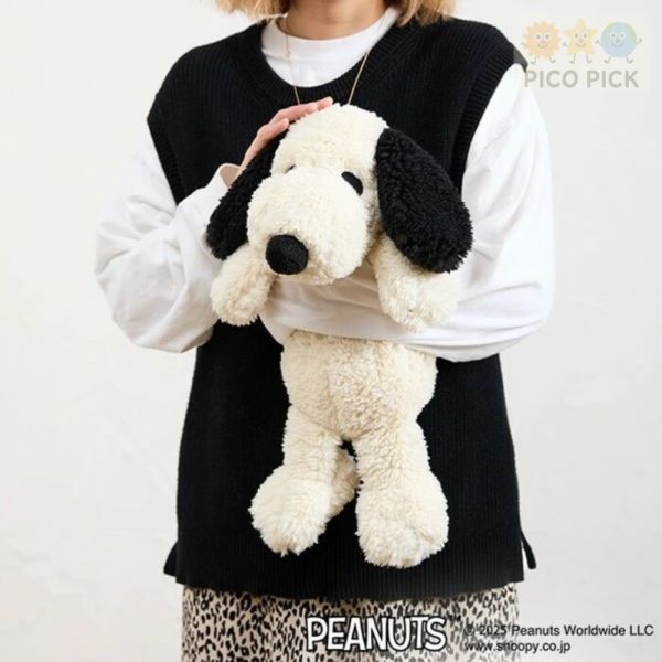 日本正版PEANUTS Snoopy 史奴比軟綿綿超療癒趴姿娃娃 51cm 