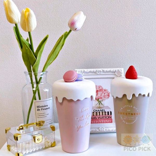 日本｜Franc Franc甜點造型保冷保溫杯｜馬卡龍/草莓兩款可選 