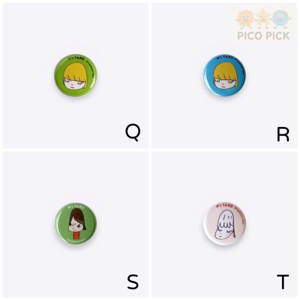 日本空運｜奈良美智 官方正版徽章別針（小款 ／大款 ） 