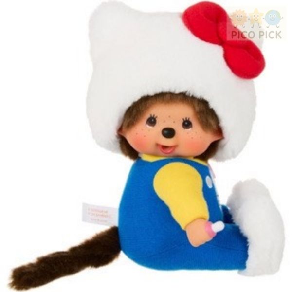 日本 Monchhichi × Hello Kitty 限量聯名款系列（Kitty娃娃/Monchhichi娃娃/Kitty吊飾） 