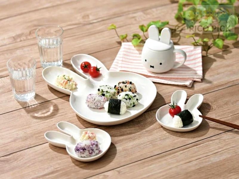 日本直送 Miffy 米飛兔馬克杯（附兔耳造型蓋子）｜可愛陶瓷咖啡杯／湯杯 