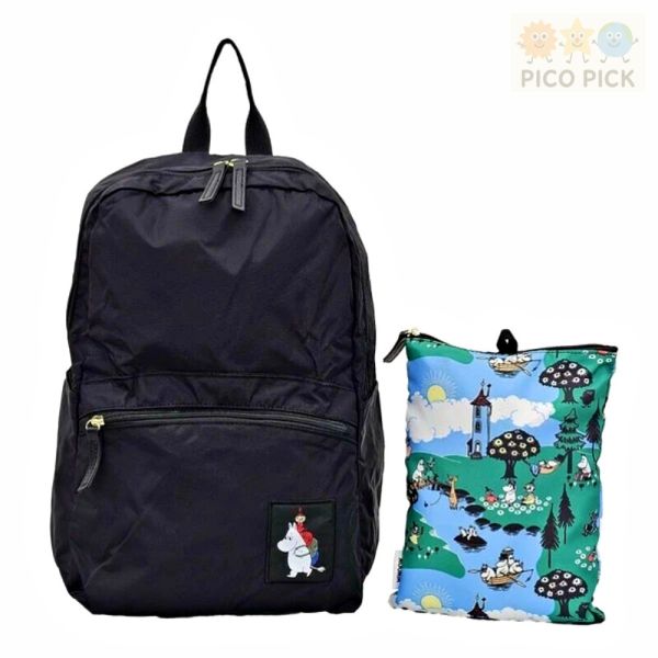 日本直送 MOOMIN 嚕嚕米 折疊收納背包｜旅行登機包 15L｜慕敏家族 